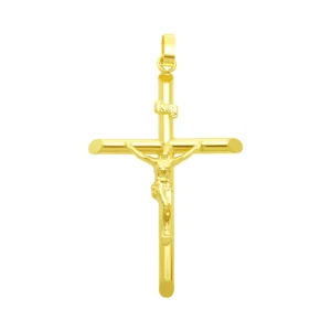 9ct Yellow Gold Crucifix Pendant
