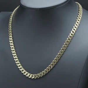 14ct Yellow Gold Cuban Chain 23.5″ 9mm