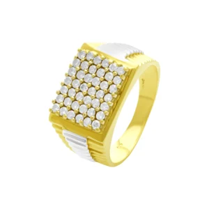 18ct Yellow Gold 0.63ct Diamond Signet Ring