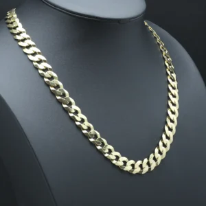 9ct Yellow Gold Curb Chain 24″ 12.5mm