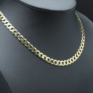 9ct Yellow Gold Curb Chain 20″ 8.5mm