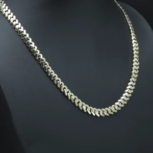9ct Yellow Gold Cuban Chain 24″ 9mm