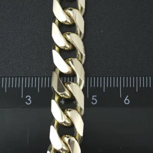 9ct Yellow Gold Curb Chain 21″ 10mm