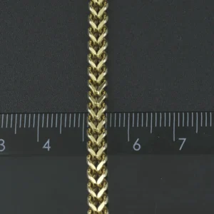 9ct Yellow Gold Franco Chain 26.5″ 4.5mm