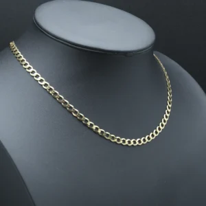 9ct Yellow Gold Curb Chain 20″ 5.5mm