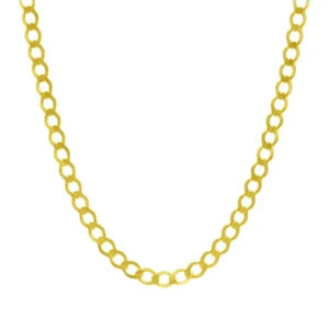 9ct Yellow Gold Curb Chain 20″ 5.5mm