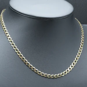 9ct Yellow Gold Curb Chain 20″ 5.5mm
