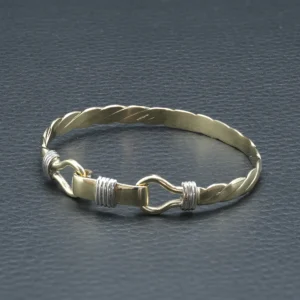 9ct Yellow Gold Double Loop Bangle