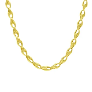 9ct Yellow Gold Tulip Chain 21″ 5.5mm