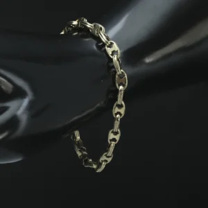 9ct Yellow Gold Fancy Link Bracelet 7.5″ 6mm
