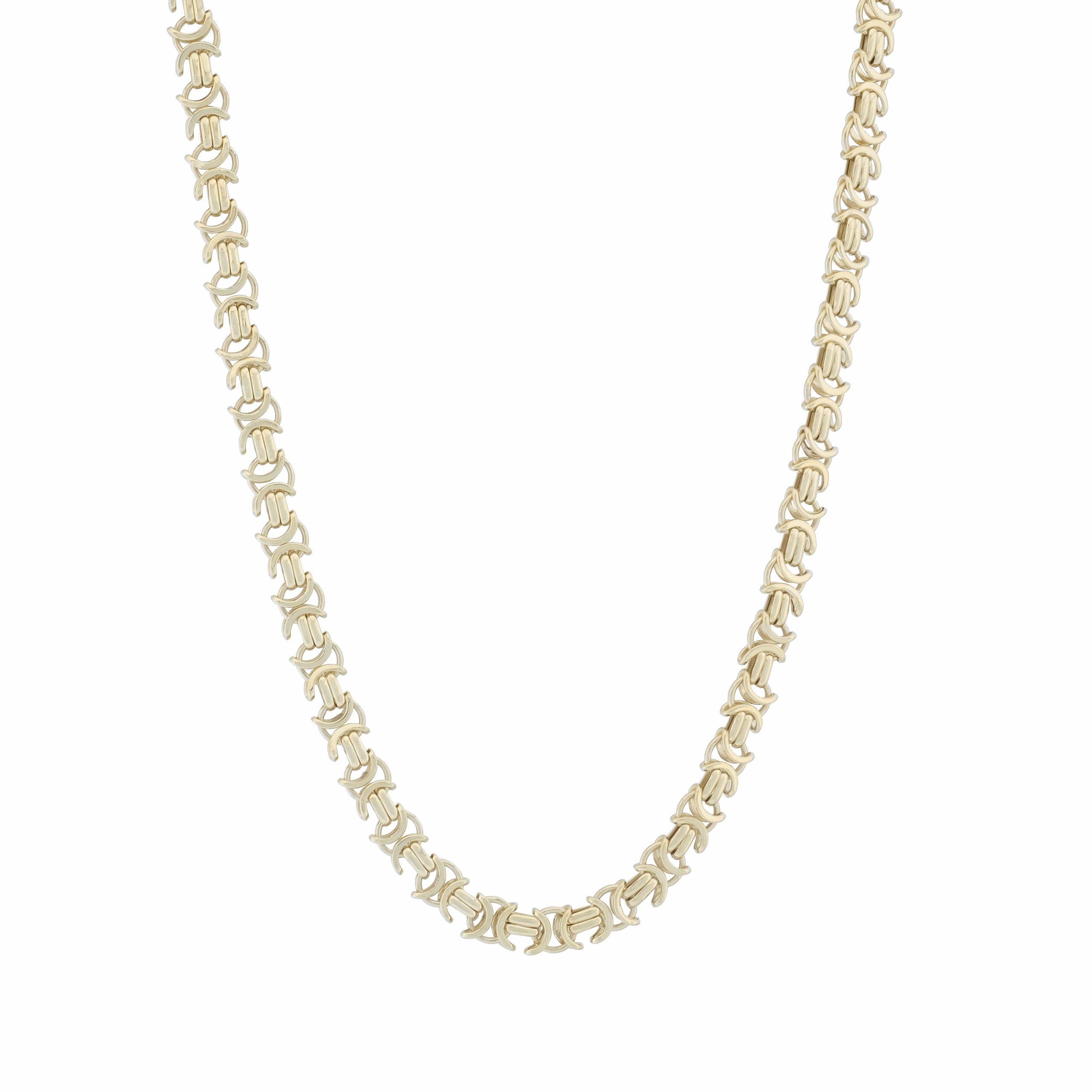 9ct Yellow Gold Lightweight Byzantine Chain 27.5" 10mm