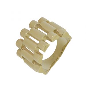 9ct Yellow Gold Watch Strap Ring