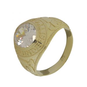 9ct Yellow Gold College Ring