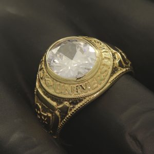 9ct Yellow Gold College Ring