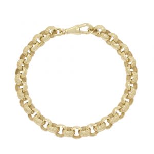 Belcher Bracelets 9ct Solid Gold - Men, Women & Children