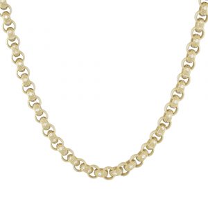 ladies gold belcher chain