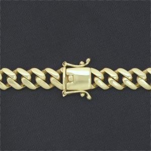 9ct Yellow Gold Cuban Chain 26″ 10mm