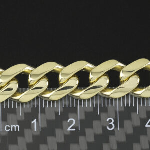 9ct Yellow Gold Cuban Bracelet 8″ 10mm