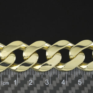 9ct Yellow Gold Cuban Bracelet 8.5″ 20mm