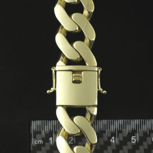 9ct Yellow Gold Cuban Chain 28″ 20mm