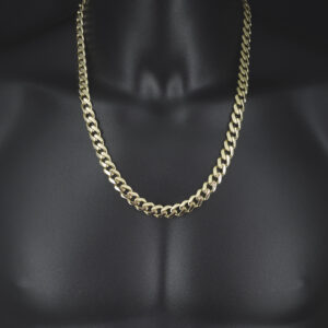 9ct Yellow Gold Cuban Chain 24″ 10mm