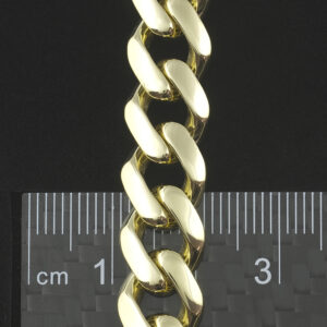 9ct Yellow Gold Cuban Chain 24″ 10mm