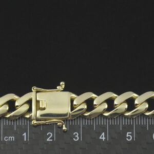 9ct Yellow Gold Cuban Chain 24″ 10mm