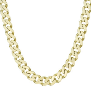 9ct Yellow Gold Cuban Chain 22&#8243; 7.5mm