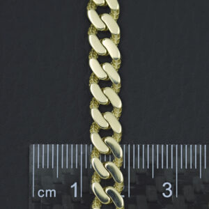 9ct Yellow Gold Cuban Chain 22″ 7.5mm