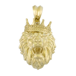 9ct Yellow Gold Lion Pendant