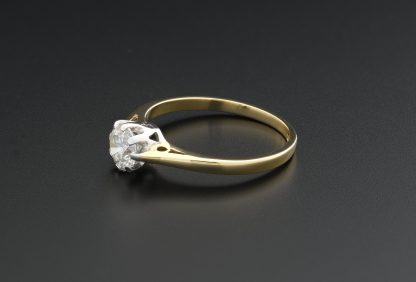 18ct Yellow Gold 0.50ct Diamond Solitaire Ring