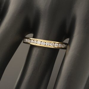 18ct Yellow Gold 0.98ct Diamond Full Eternity Ring