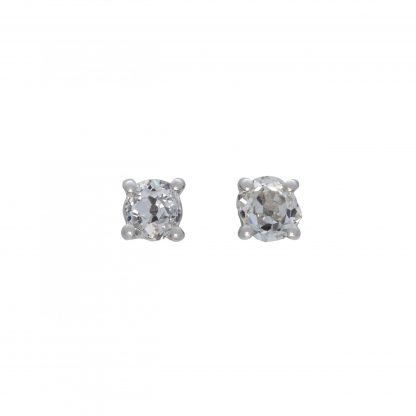 18ct White Gold 0.29ct Round Diamond Studs