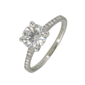 14ct White Gold 1.25ct Diamond Ring