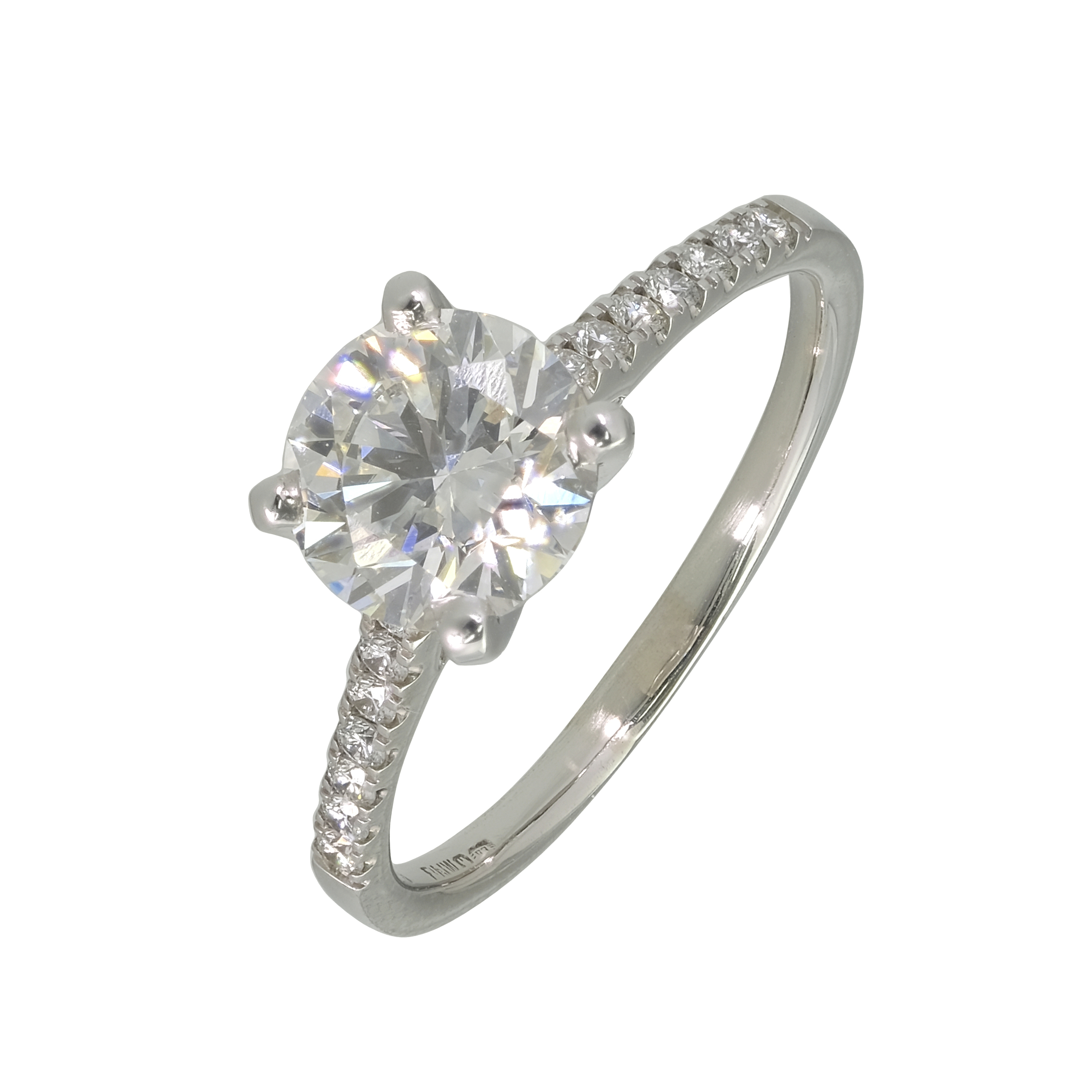 14ct White Gold 1.25ct Diamond Ring