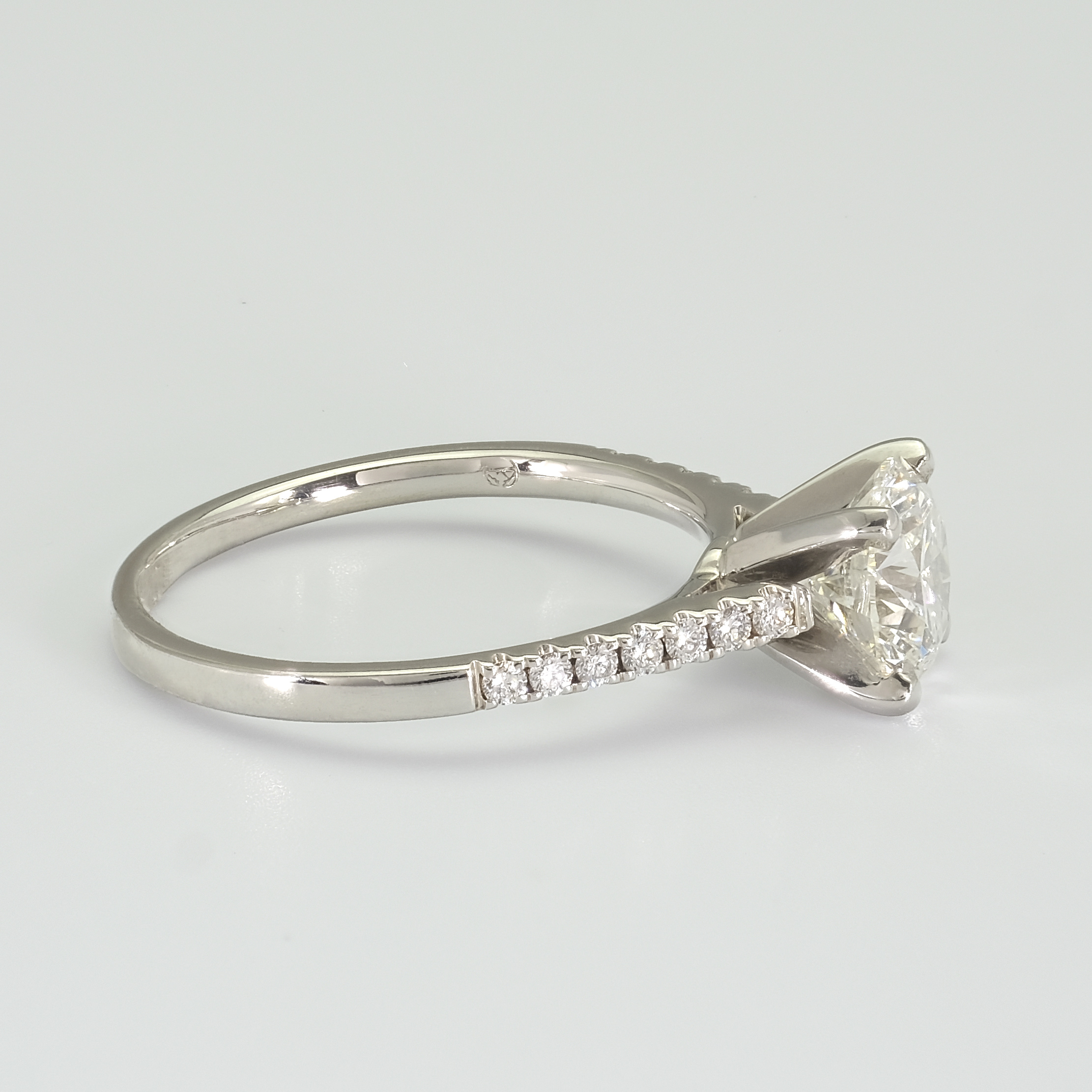 14ct White Gold 1.25ct Diamond Ring - Image 4
