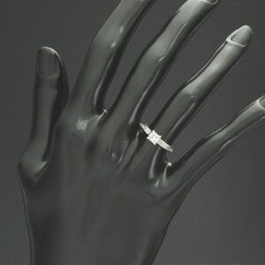 Platinum 0.50ct Princess Cut Diamond Ring