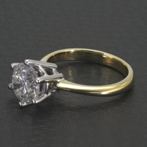 18ct Yellow Gold 2.03ct Diamond Solitaire Ring