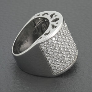 10ct White Gold 5.40ct Diamond Band Ring