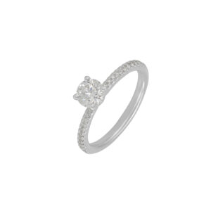 Platinum 0.50ct Diamond Ring