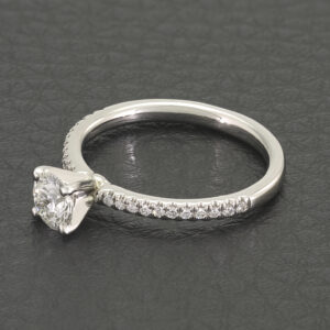 Platinum 0.50ct Diamond Ring