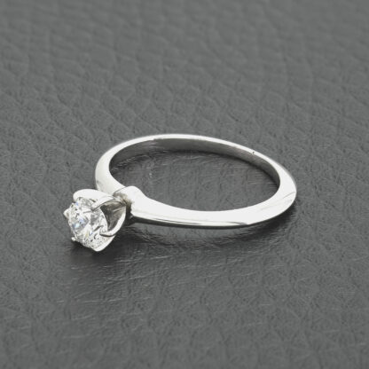 18ct White Gold 0.50ct Diamond Solitaire Ring - Image 3