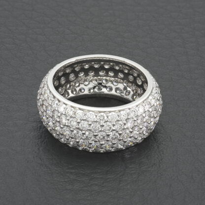 18ct White Gold 4.16ct Diamond Eternity Ring - Image 2