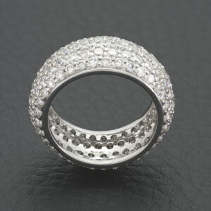 18ct White Gold 4.16ct Diamond Eternity Ring