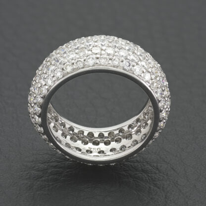 18ct White Gold 4.16ct Diamond Eternity Ring - Image 4