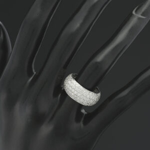 18ct White Gold 4.16ct Diamond Eternity Ring