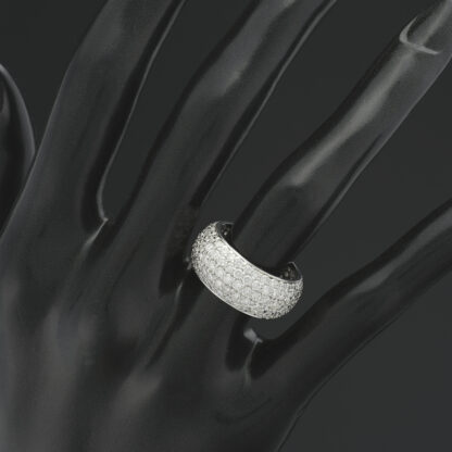 18ct White Gold 4.16ct Diamond Eternity Ring - Image 3