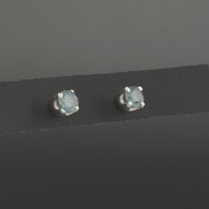 9ct White Gold 0.33ct Blue Diamond Stud Earrings