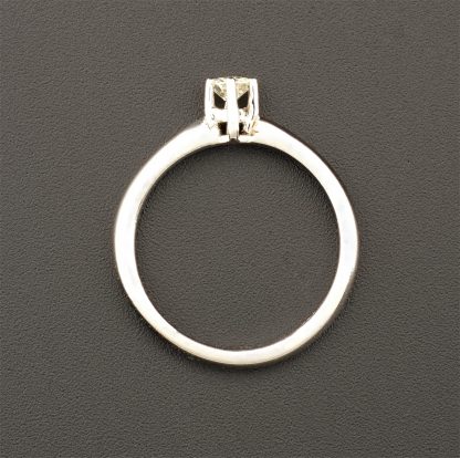 18ct White Gold 0.25ct Round Single Stone Diamond Ring
