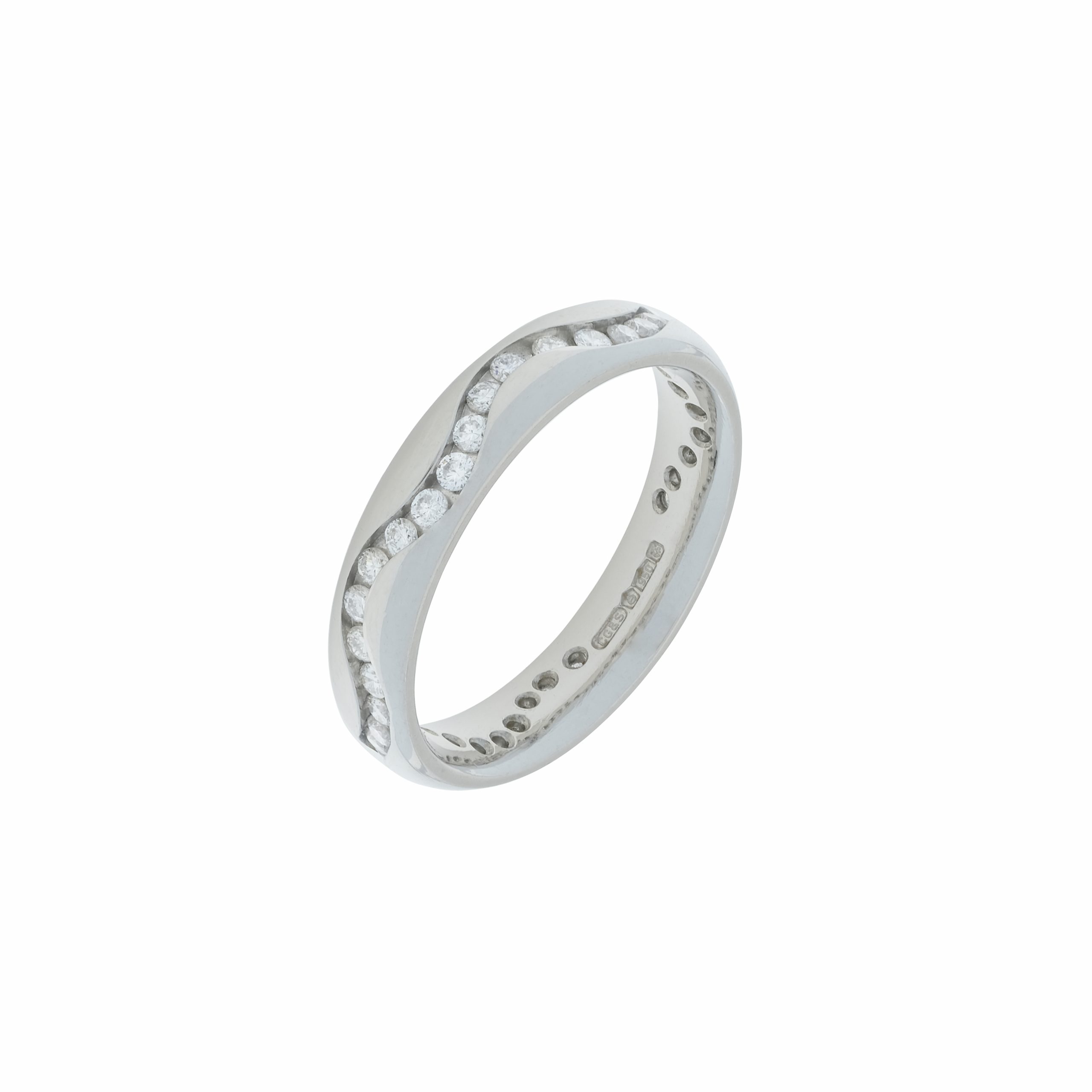 Platinum 0.50ct Diamond Eternity Band